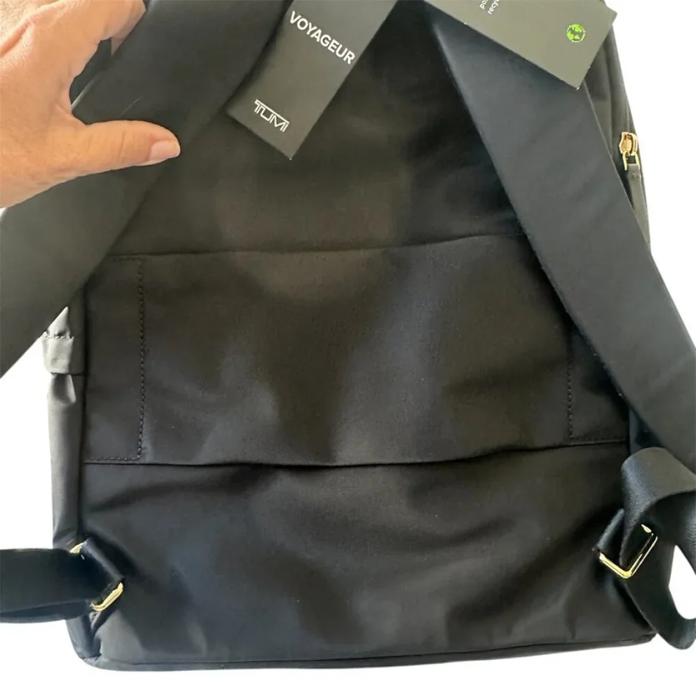 Tumi Halsey Backpack - Black/Gold - NWT - Picture 10 of 10